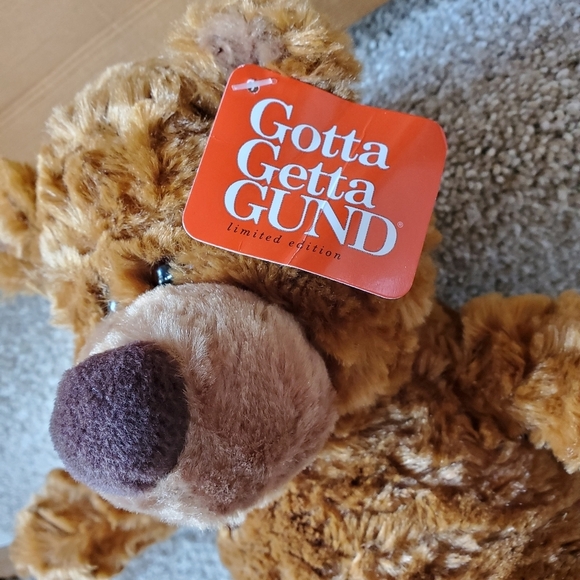 Vintage GUND Hobart Brown Bear Plush. 1986 . 16" - Picture 4 of 8